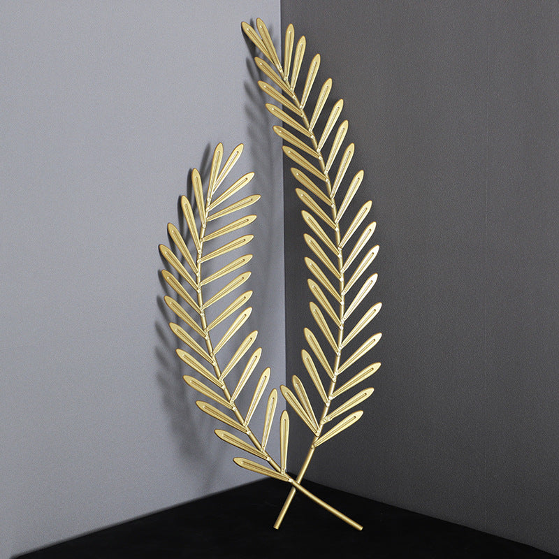 Decorative Metal Leaf Wall Art | High & Bury
