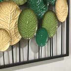 Decorative Metal Leaf Wall Art Panel | High & Bury