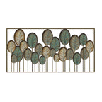 Decorative Metal Leaf Wall Art Panel | High & Bury