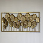 Decorative Metal Leaf Wall Art Panel | High & Bury