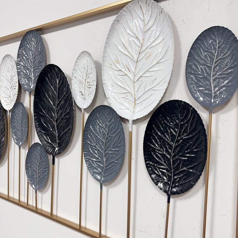 Decorative Metal Leaf Wall Art Sculpture | High & Bury