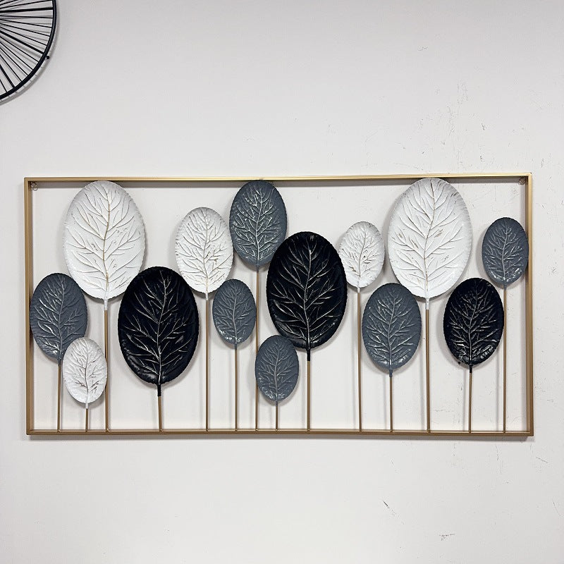 Decorative Metal Leaf Wall Art Sculpture | High & Bury