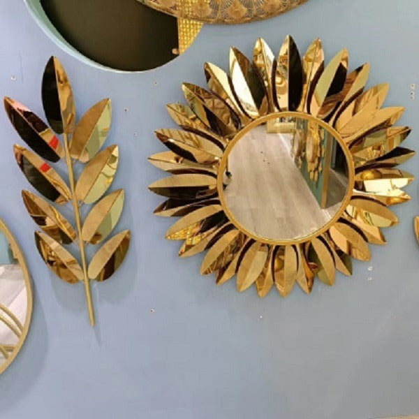 Decorative Metal Leaf Wall Sculpture | High & Bury
