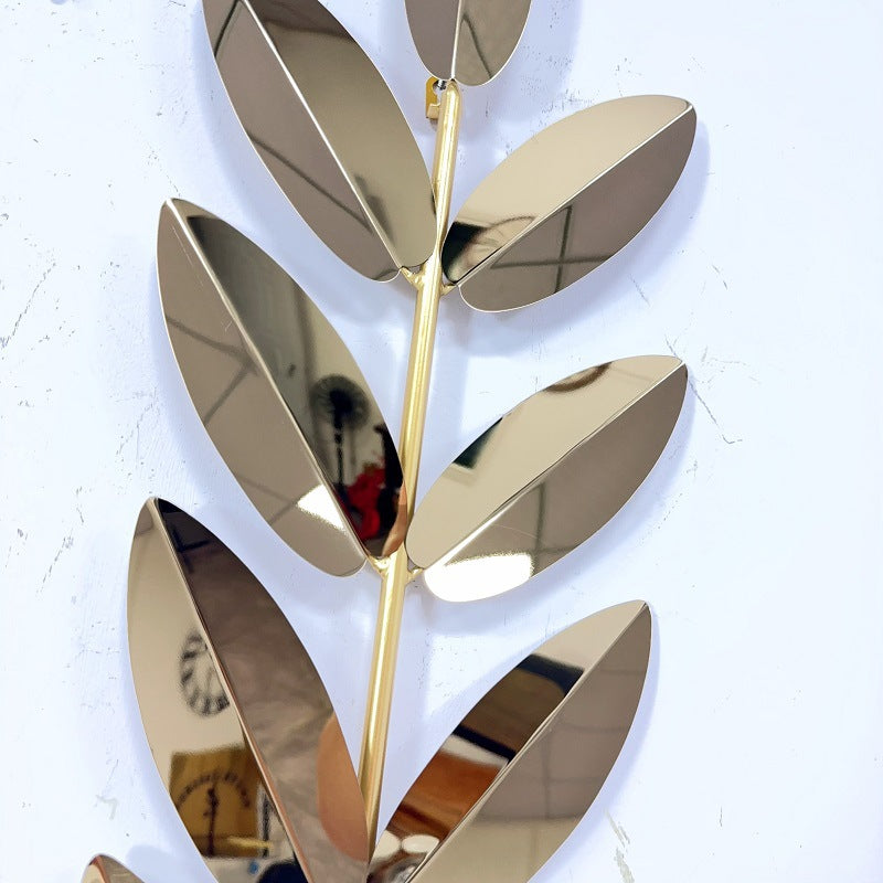 Decorative Metal Leaf Wall Sculpture | High & Bury