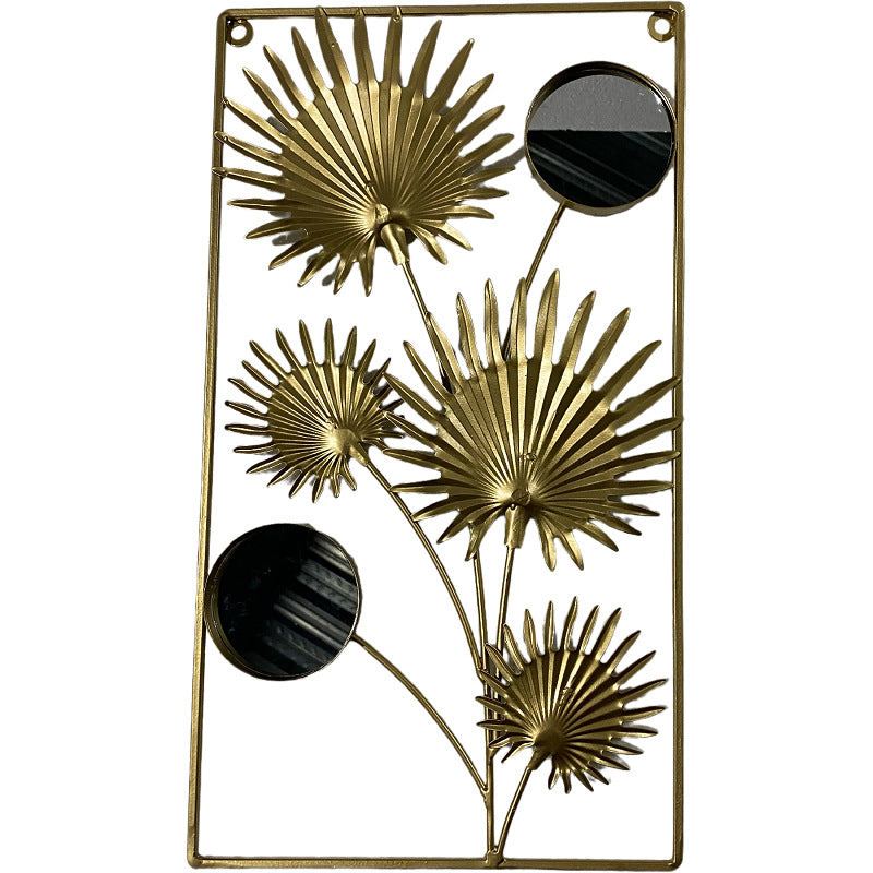 Decorative Metal Wall Art with Leaf Design | High & Bury