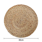 Decorative Natural Fiber Oval Design | High & Bury