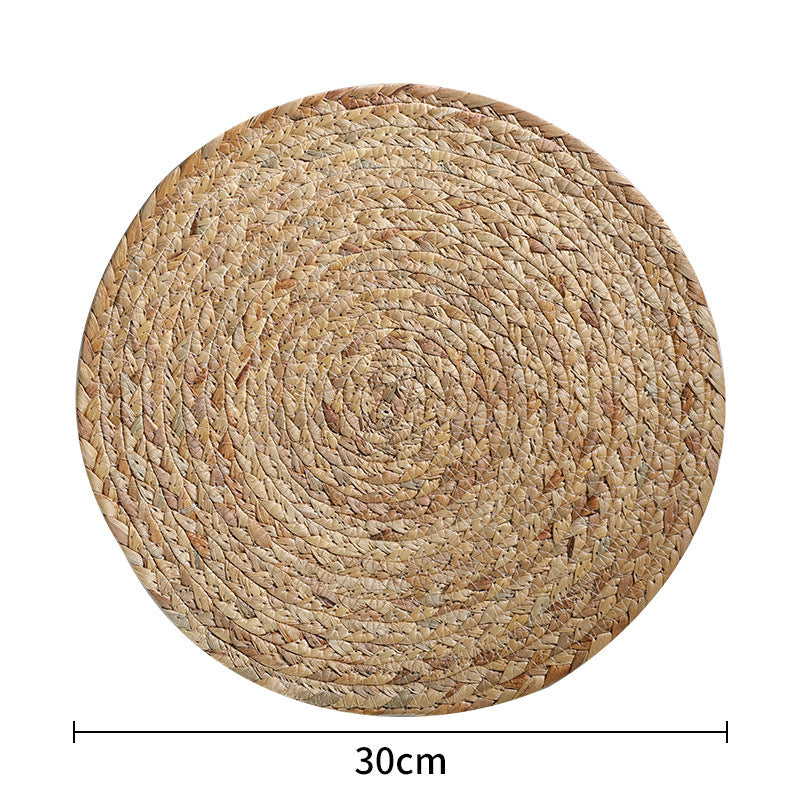 Decorative Natural Fiber Oval Design | High & Bury