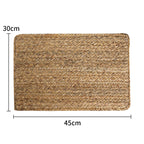 Decorative Natural Fiber Oval Design | High & Bury