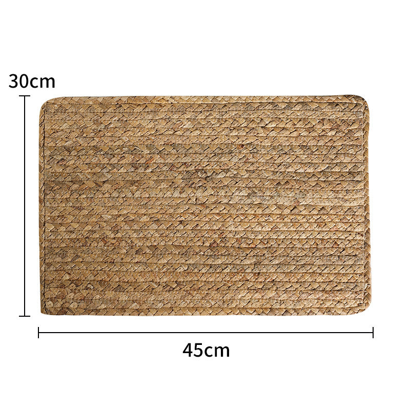 Decorative Natural Fiber Oval Design | High & Bury