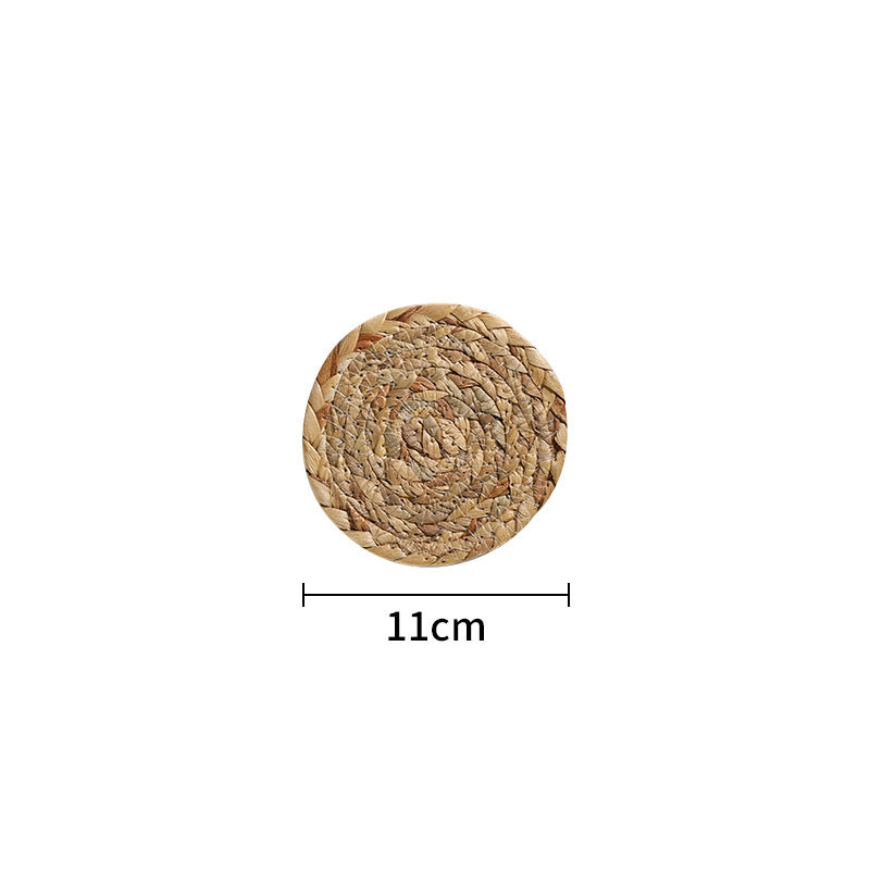 Decorative Natural Fiber Oval Design | High & Bury