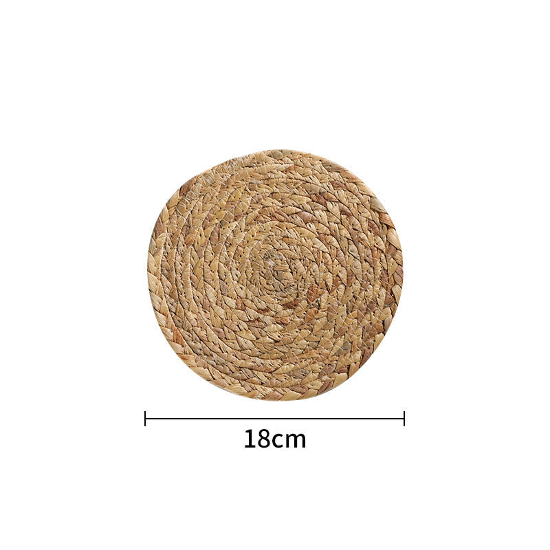 Decorative Natural Fiber Oval Design | High & Bury