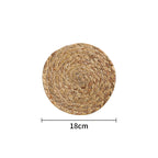 Decorative Natural Fiber Oval Design | High & Bury