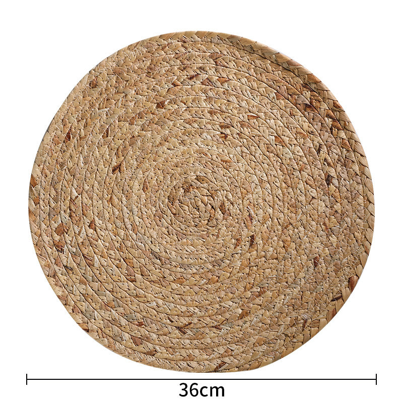 Decorative Natural Fiber Oval Design | High & Bury
