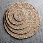 Decorative Natural Fiber Oval Design | High & Bury