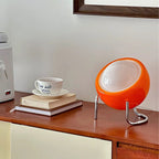 Decorative Orb LED Table Lamp with Chrome Tripod Legs | High & Bury