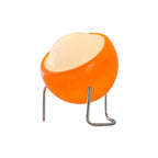 Decorative Orb LED Table Lamp with Chrome Tripod Legs | High & Bury
