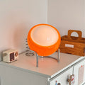 Decorative Orb LED Table Lamp with Chrome Tripod Legs | High & Bury