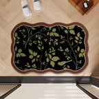 Decorative Oval Area Mat | High & Bury