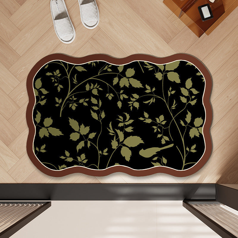 Decorative Oval Area Mat | High & Bury
