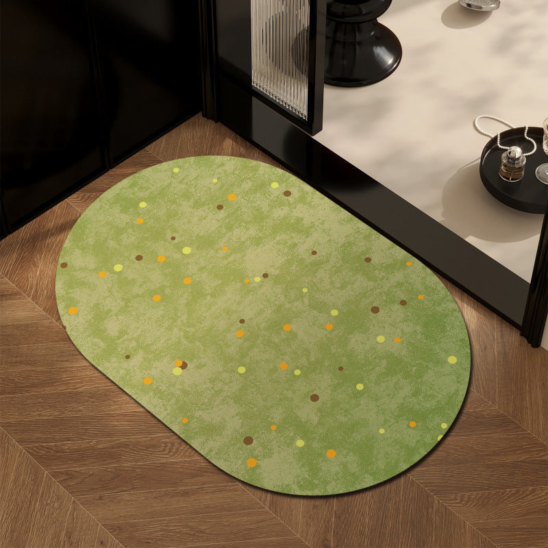 Decorative Oval Area Mat | High & Bury