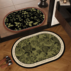 Decorative Oval Area Mat | High & Bury