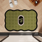 Decorative Oval Area Mat | High & Bury