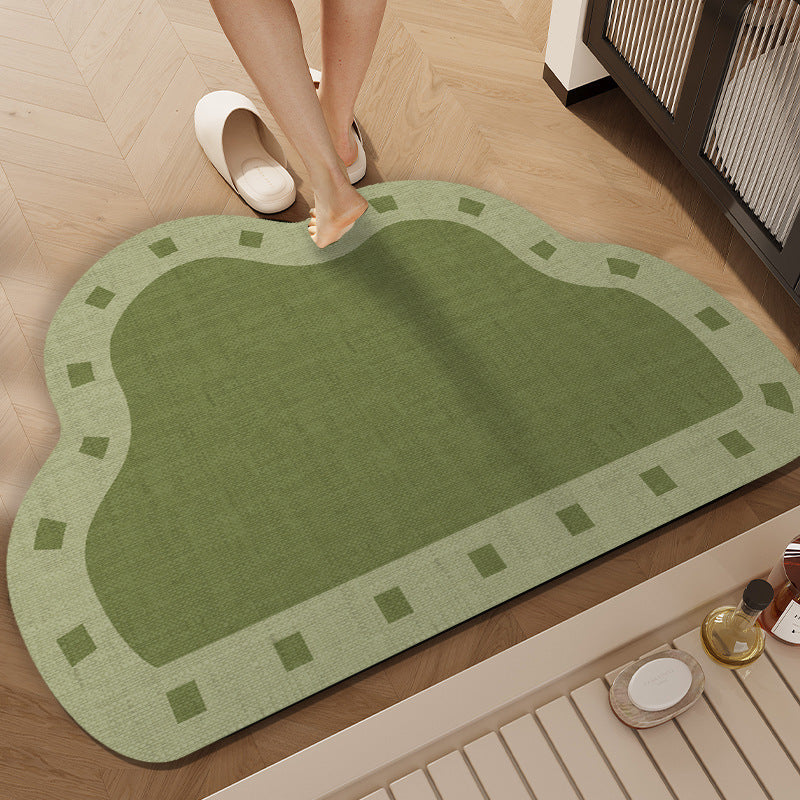 Decorative Oval Area Mat | High & Bury
