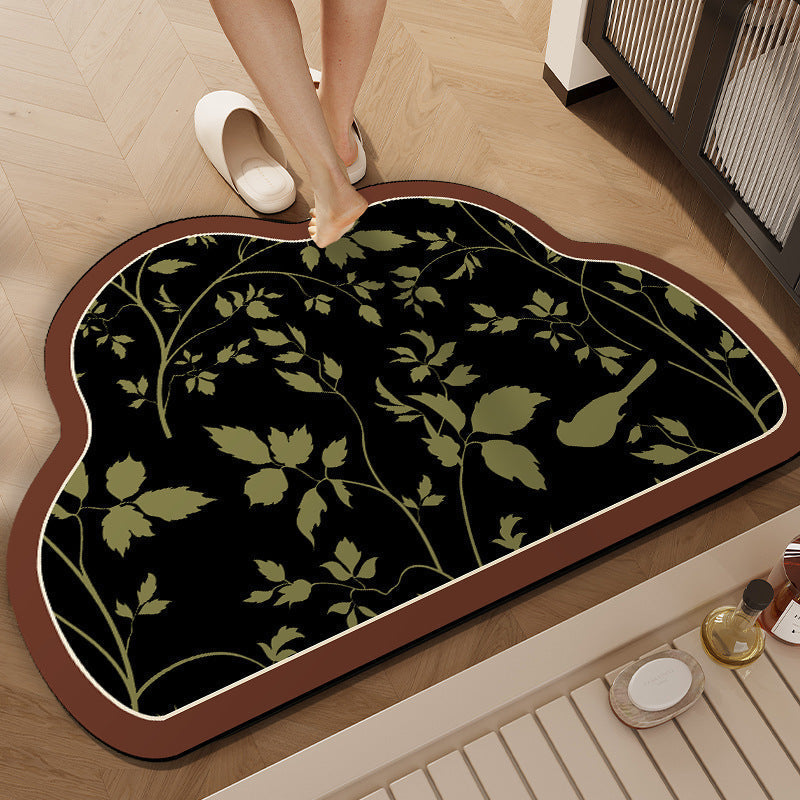 Decorative Oval Area Mat | High & Bury