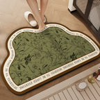 Decorative Oval Area Mat | High & Bury