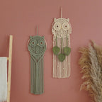 Decorative Owl Macrame Wall Hanging | High & Bury