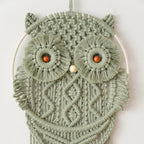 Decorative Owl Macrame Wall Hanging | High & Bury
