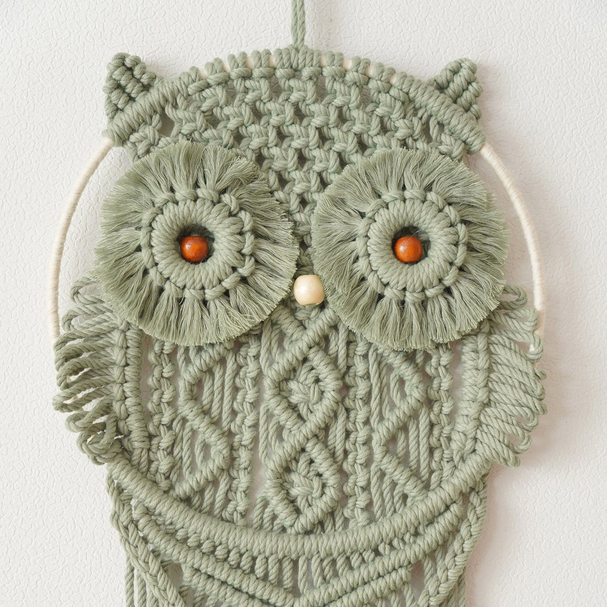 Decorative Owl Macrame Wall Hanging | High & Bury