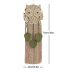 Decorative Owl Macrame Wall Hanging | High & Bury