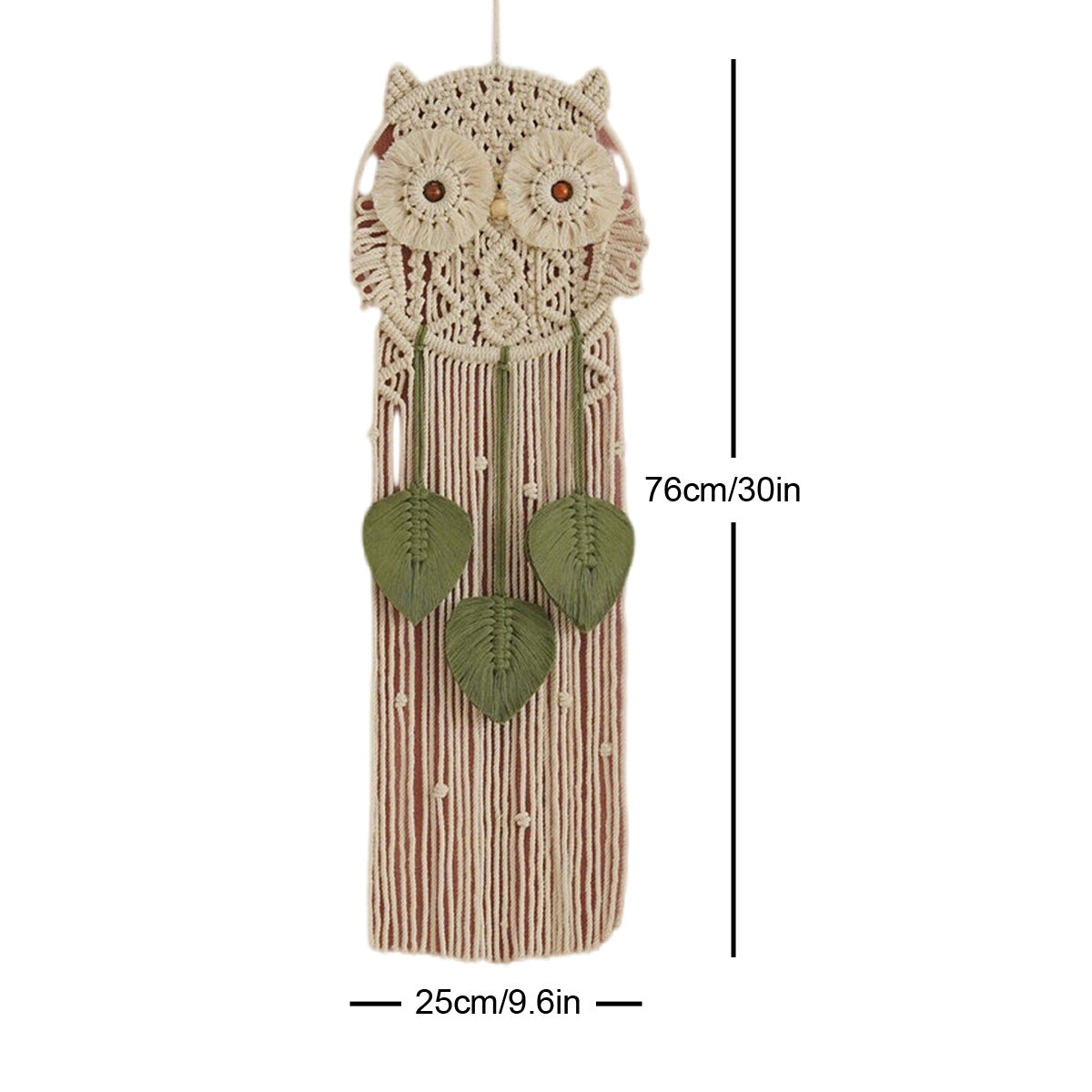 Decorative Owl Macrame Wall Hanging | High & Bury