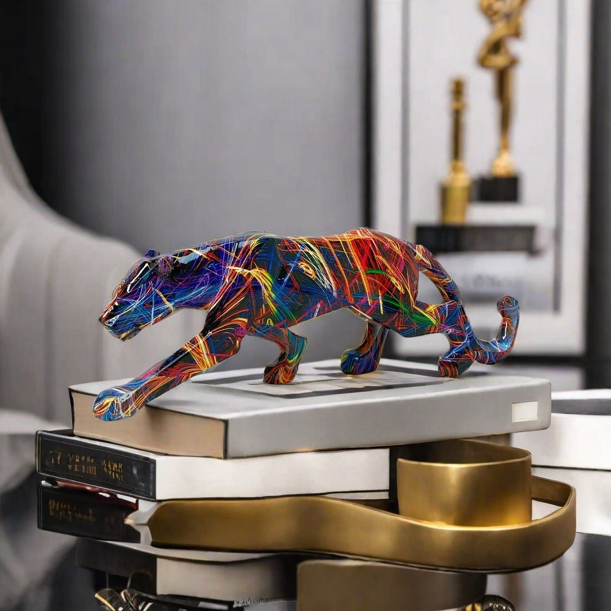 Decorative Panther Sculpture | High & Bury