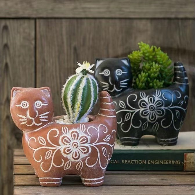 Decorative Plant Brown Black | High & Bury