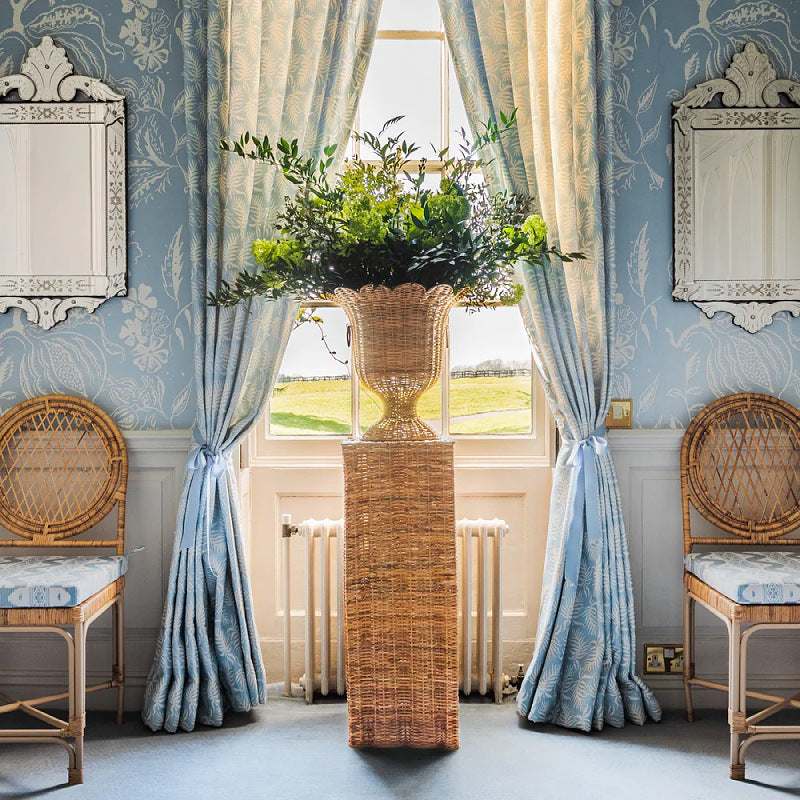 Decorative Plant Pot Stand made of Woven Material | High & Bury