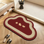 Decorative Plush Bath Mat | High & Bury