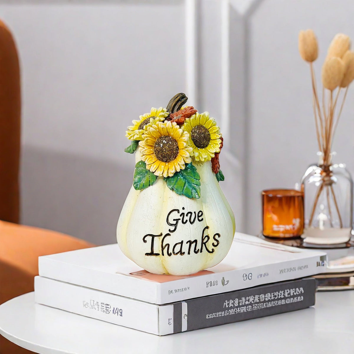 Decorative Pumpkin Sculpture | High & Bury