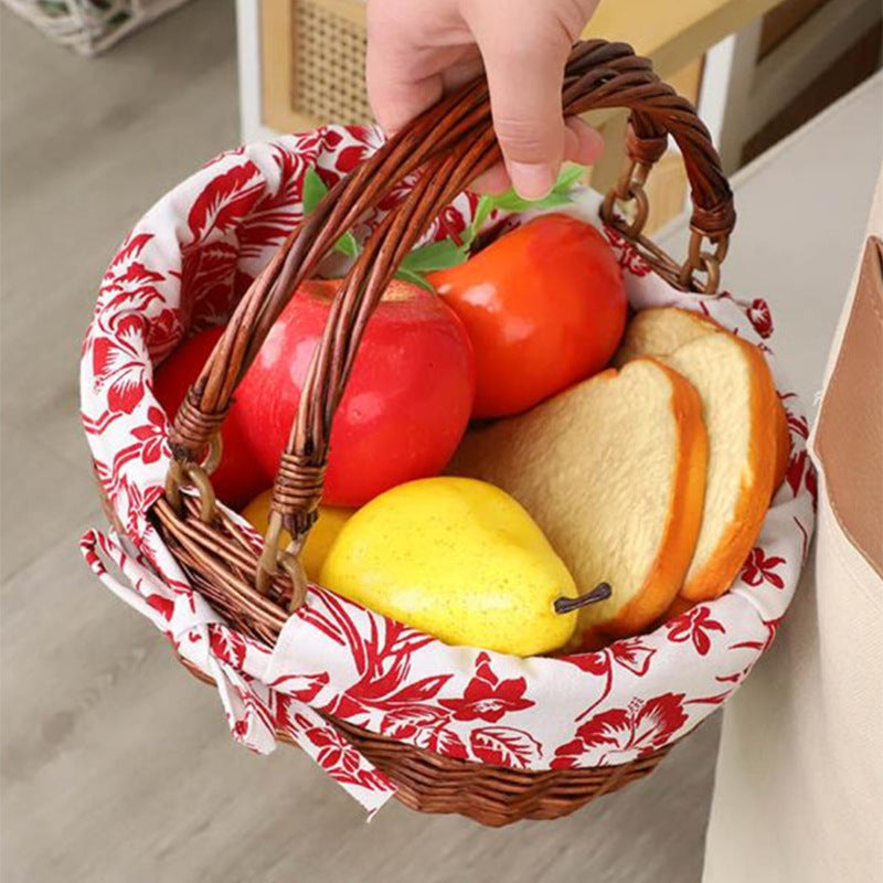 Decorative Rattan Basket | High & Bury