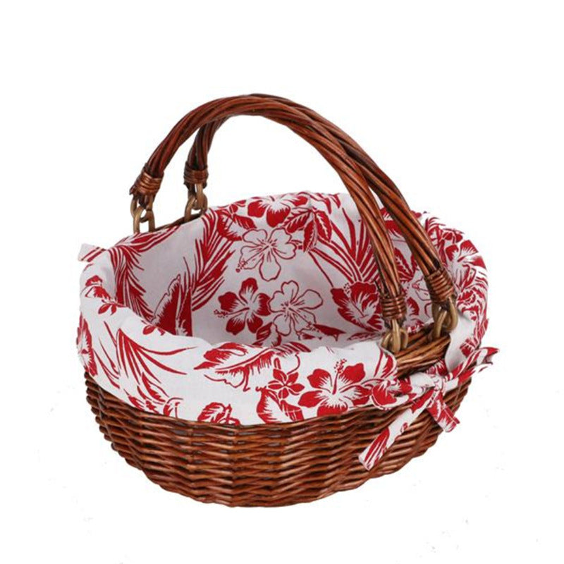 Decorative Rattan Basket | High & Bury