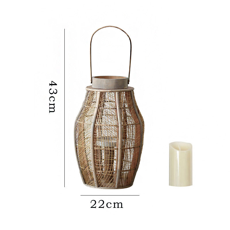 Decorative Rattan Lamp | High & Bury