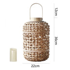 Decorative Rattan Lantern | High & Bury