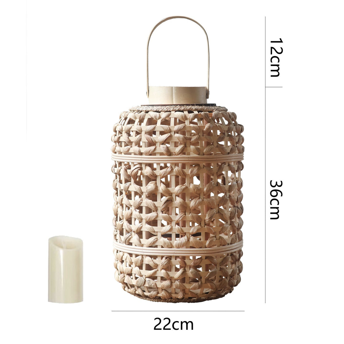Decorative Rattan Lantern | High & Bury