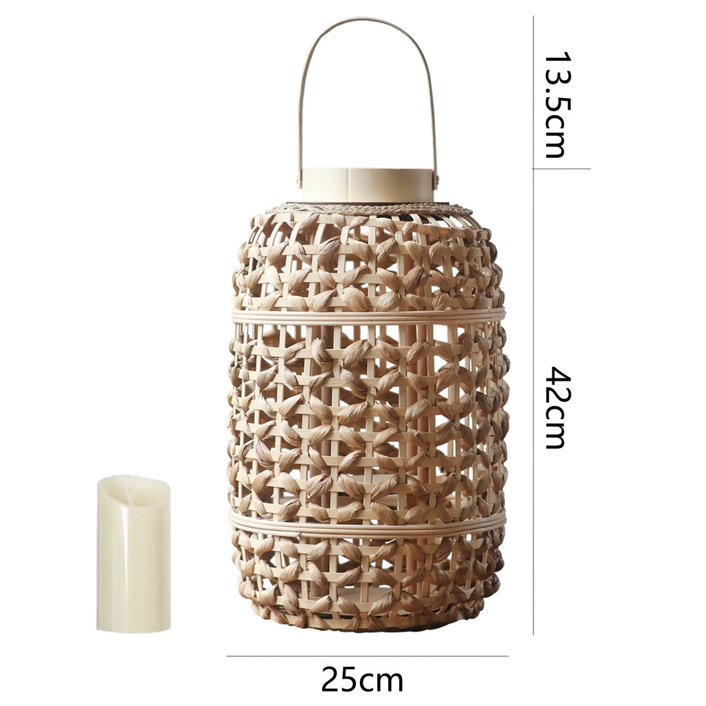 Decorative Rattan Lantern | High & Bury