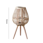 Decorative Rattan Lantern with Carry Handle | High & Bury