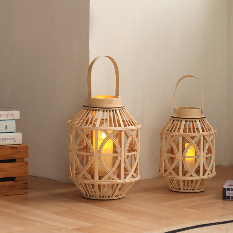 Decorative Rattan Pendant Lamp | High & Bury