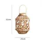 Decorative Rattan Pendant Lamp | High & Bury