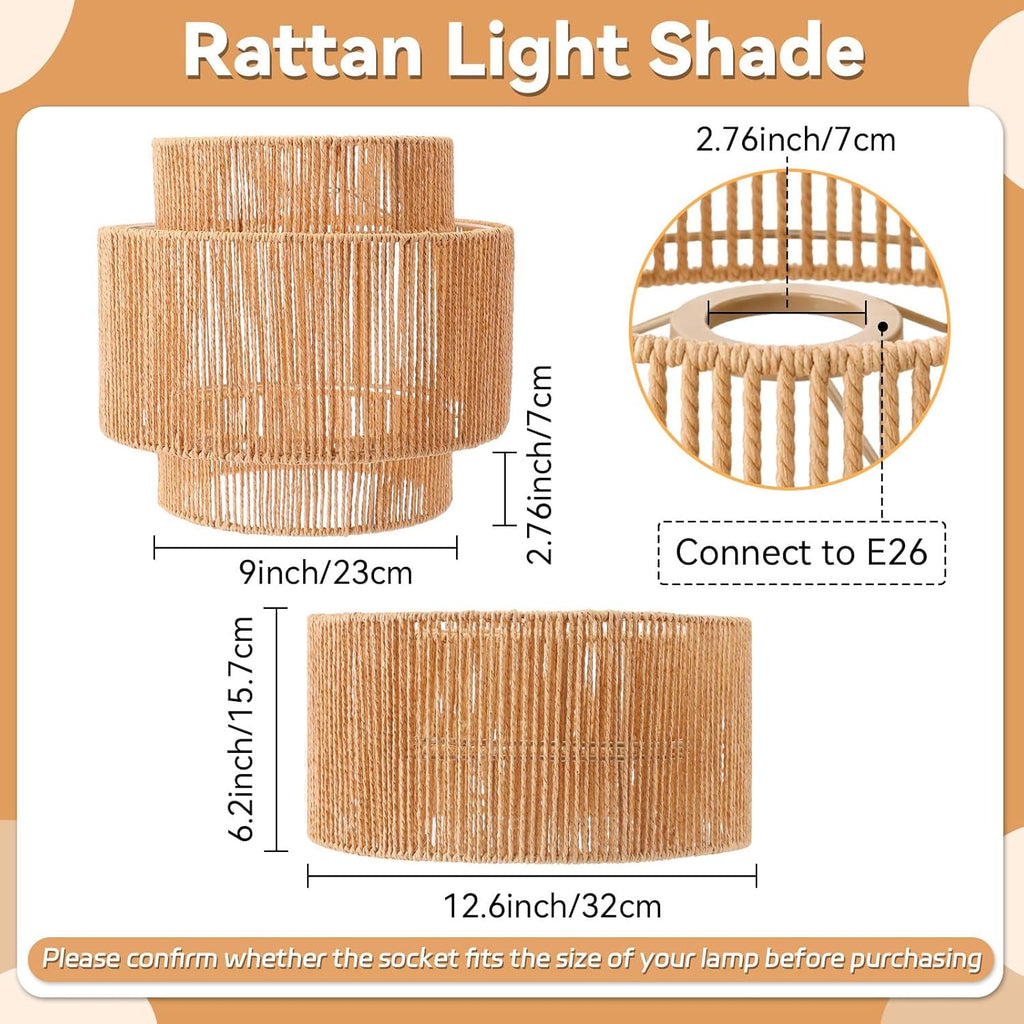 Decorative Rattan Storage Basket | High & Bury