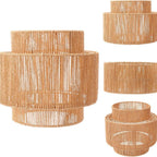 Decorative Rattan Storage Basket | High & Bury
